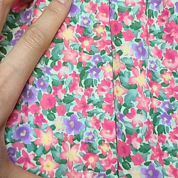 Resa Ashley Midi Dress Charleston bloomcore Floral Flower Print XS summer spring - Picture 7 of 7